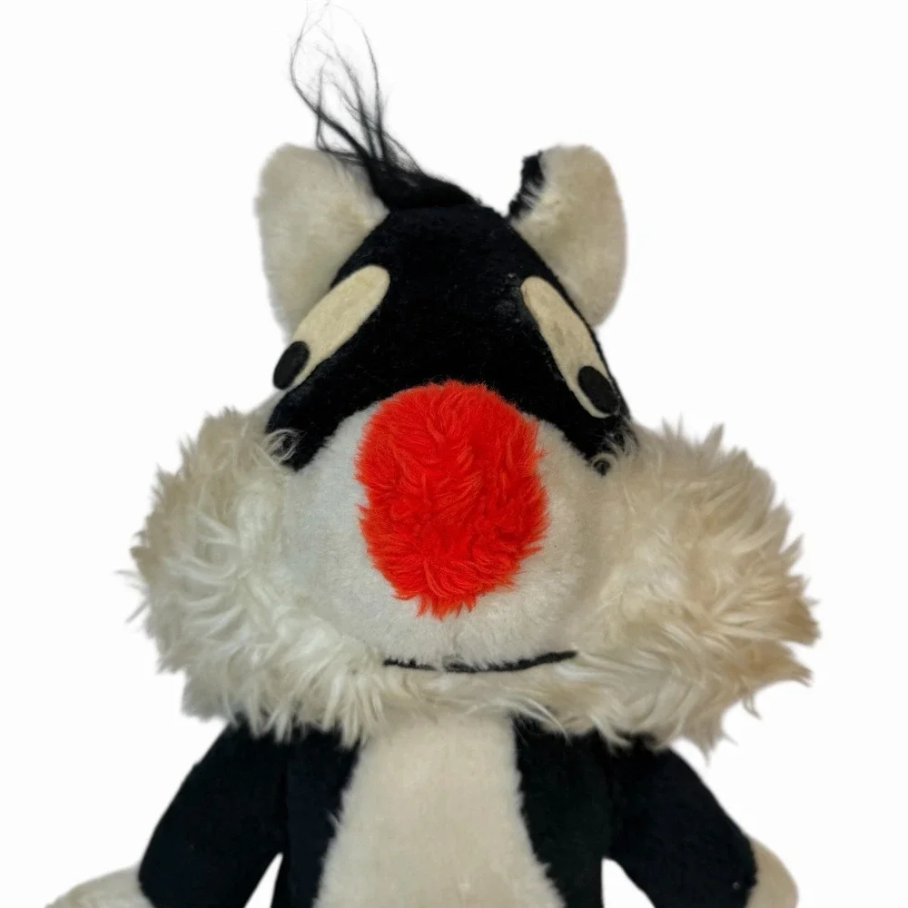 Vintage‎ 1971 Mighty Star Warner Bros Sylvester Cat Looney Tunes Plush